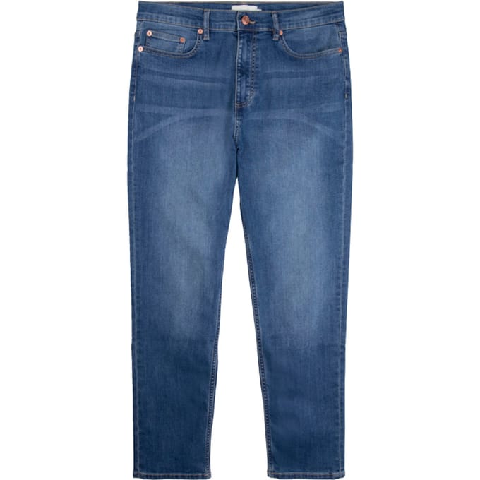 French Connection High Rise Slim Straight Jean Blue Mid Größe: 6 | Slim Jeans Outlet | Damen | Blau