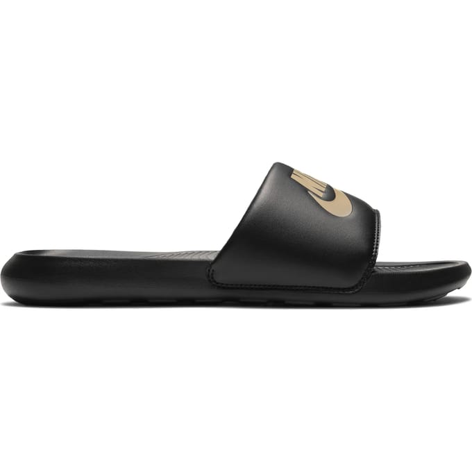 Teenslippers Nike Sandales Victori noir / or / noir