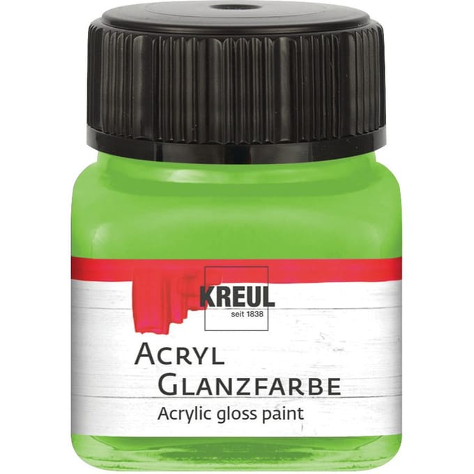 KREUL Acrylglansverf, 20 ml - Limoengroen