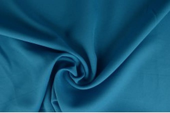 15 meter texture stof - Petrol - 100% polyester
