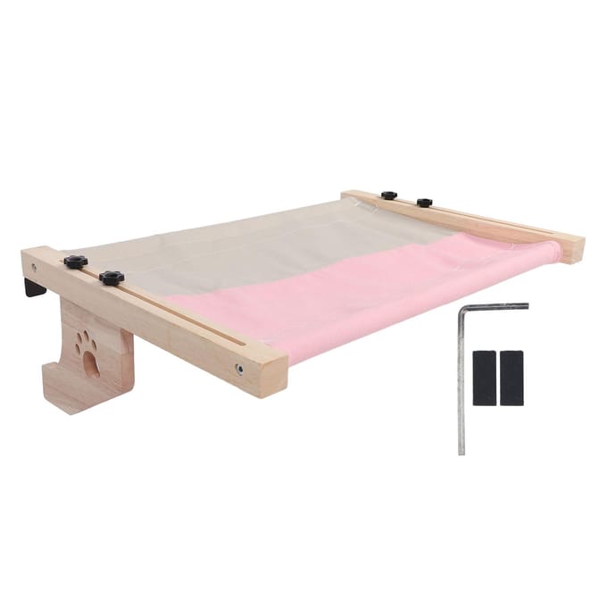 Kattenraamzitje Ruimtebesparende Klittenbandsluiting Comfortabele Kattenraam Hangmat Bed voor white