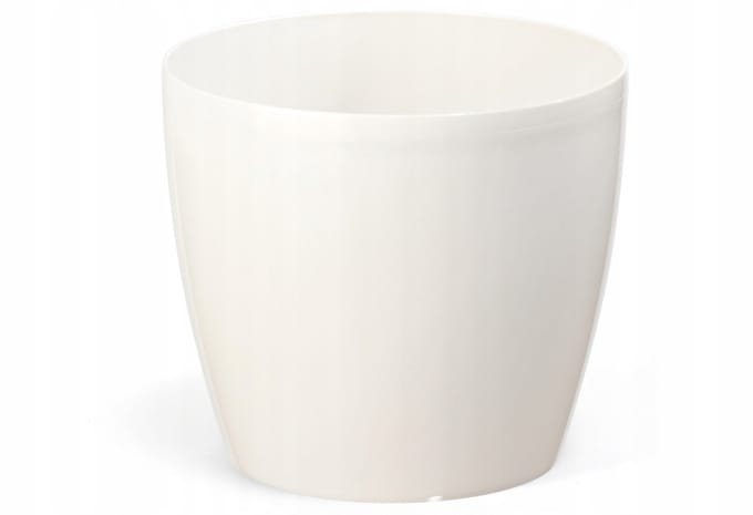 Magnolia Pot/Deksel 18cm Crème - Kunststof, Hoogglans