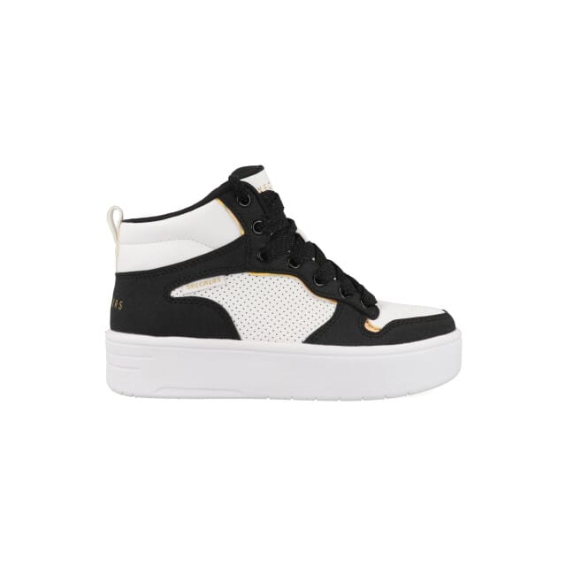 Skechers Court High - Shine Kicks 310192L/WBK Wit / Roze-30
