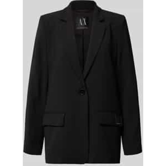 Relaxed fit blazer met reverskraag