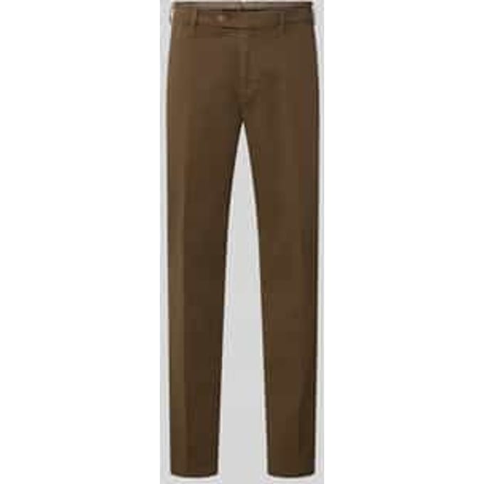Regular fit chino van katoenmix model 'Lupus'