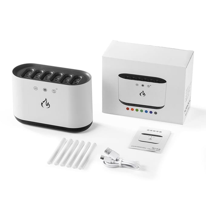 Luchtbevochtigers voor de slaapkamer 10 uur timer 900 ml aromatherapie etherische olieverspreiders 6 mistmodi Draagbaar wit