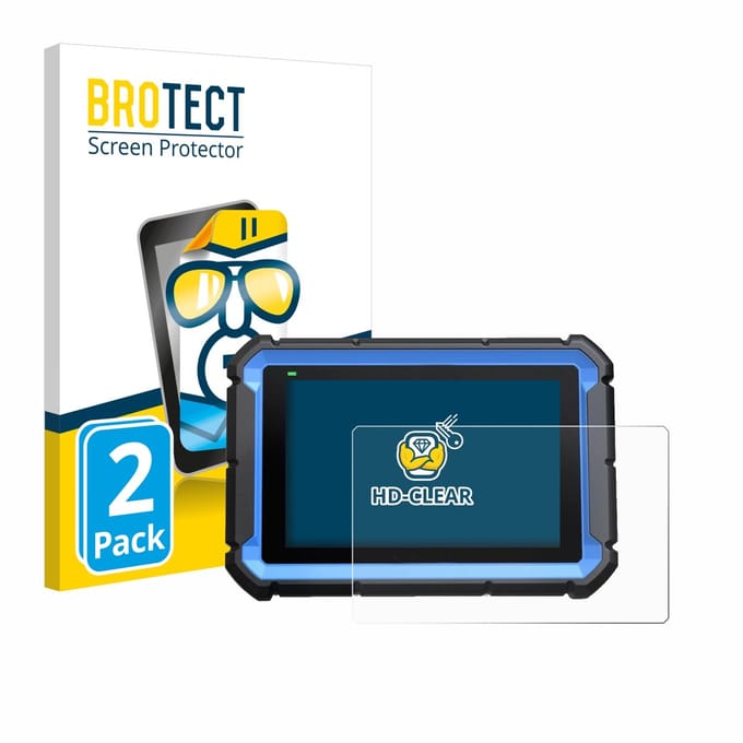 BROTECT - Screenprotector voor Topdon ArtiDiag Pro - Folie Beschermfolie transparant 2 Stuks