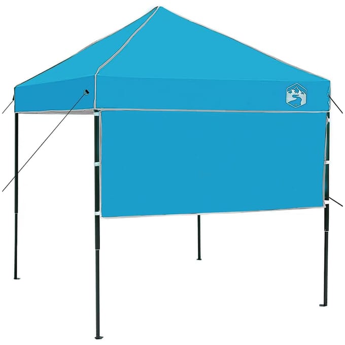 vidaXL - Luifel - Tent - 194 - x - 194 - x - 251 - cm - Blauw - Stof
