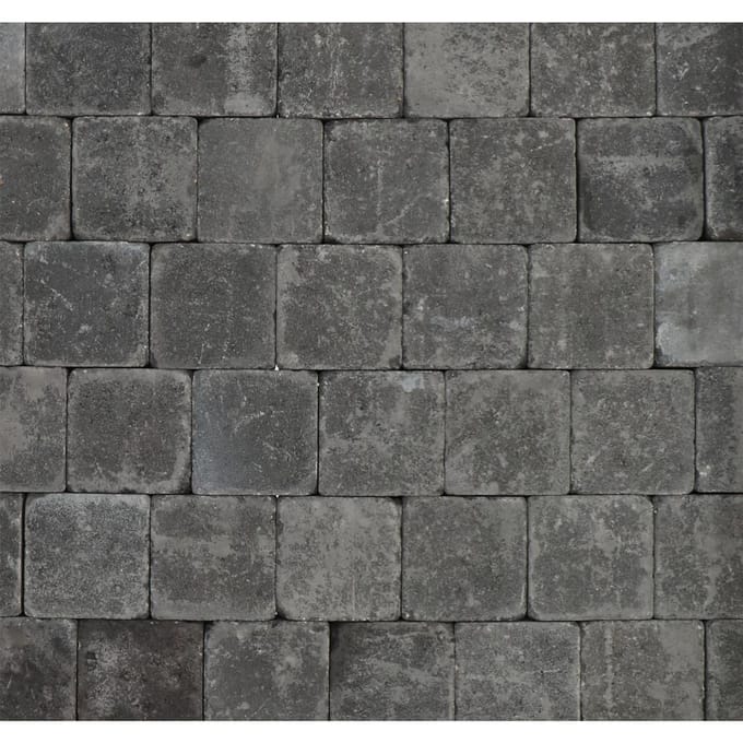Trommelstenen of koppelstones antraciet 10x10cm (m2)