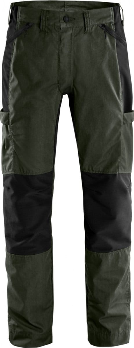 Fristads Servicebroek Stretch 2540 Lwr - Legergroen/zwart - C52