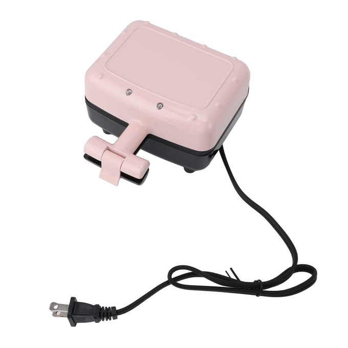 Mini Sandwichmachine ABS Dubbelzijdige Verwarmings Panini Pers Sandwichmaker voor Ontbijt Thuis L roze