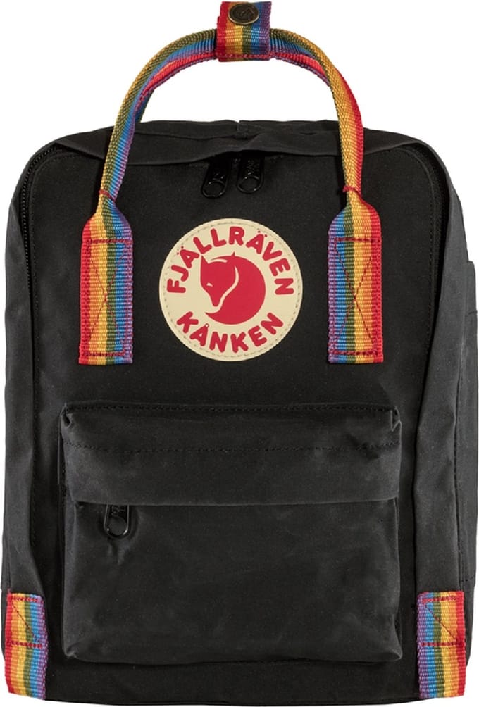 Fjallraven Kanken Rainbow Mini Rugzak 7 liter - Black-Rainbow Pattern