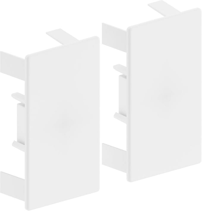 Kabelgoot Eindkappen - Montage - Kabelgoot 60 x 110 mm - Wit