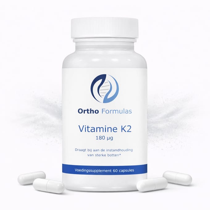 Vitamine K2 MK-7 180 mcg – Calciumopname & Botten – 60 Vegan Capsules