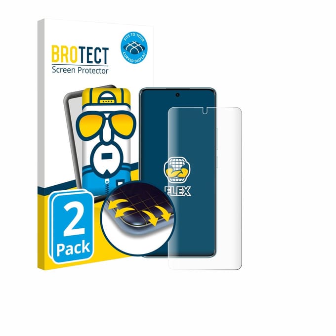 BROTECT - Screenprotector voor Xiaomi Redmi Note 15 4G - Folie Beschermfolie transparant volledig dekking - 2 Stuks