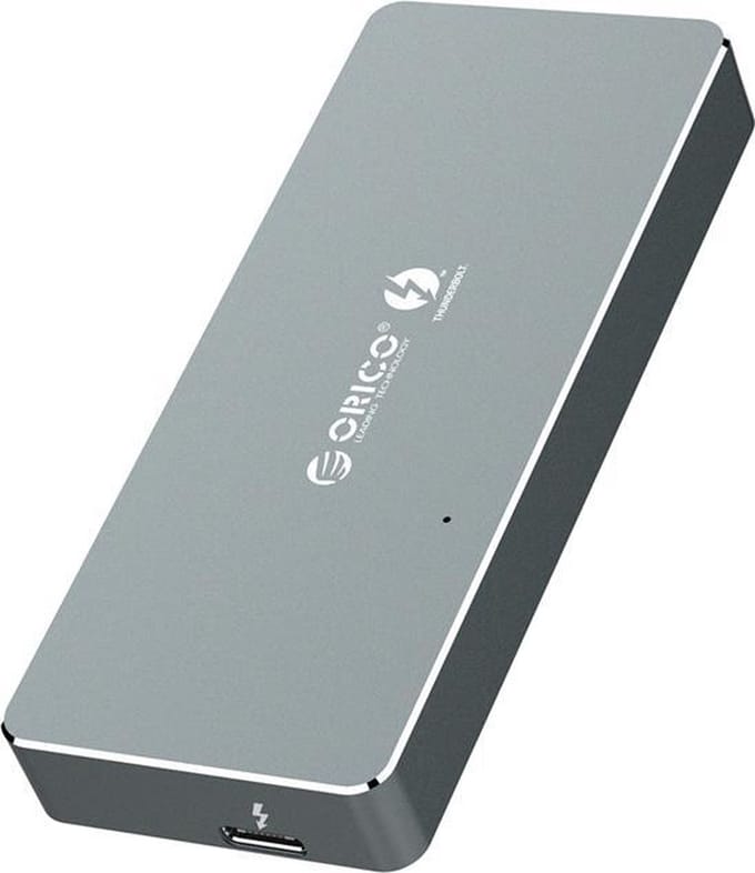 Orico Thunderbolt™ 3 NVME M.2 SSD behuizing - 40Gbps - USB-C - Sky Grey