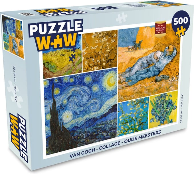 Puzzel Van Gogh - Collage - Oude Meesters - Legpuzzel - Puzzel 500 stukjes