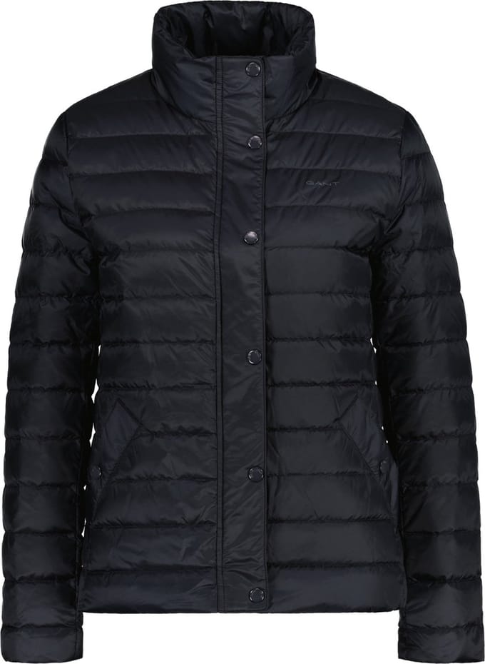 Gant Light Down Jas Zwart M Vrouw