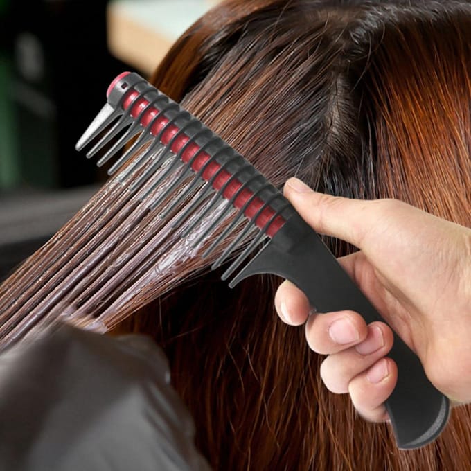 Peigne à cheveux détachable multifonctionnel professionnel pour la coiffure et la teinture des cheveux gray
