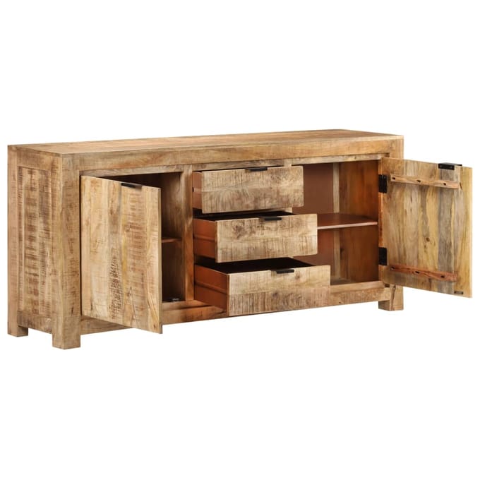 vidaXL - Dressoir - 175x40x75 - cm - ruw - mangohout