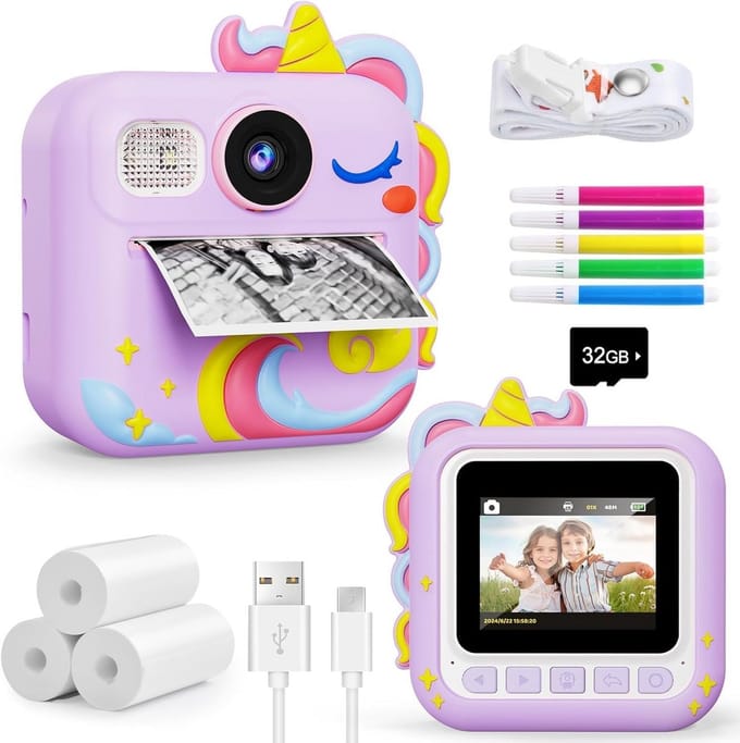 Kindercamera direct klaar voor leuke foto's