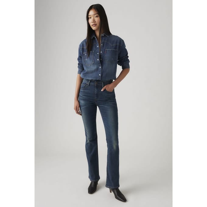 Levi's 725™ High Rise Bootcut Jeans Blue Taglia: W29L32 | Jeans Outlet | Donna | Blu