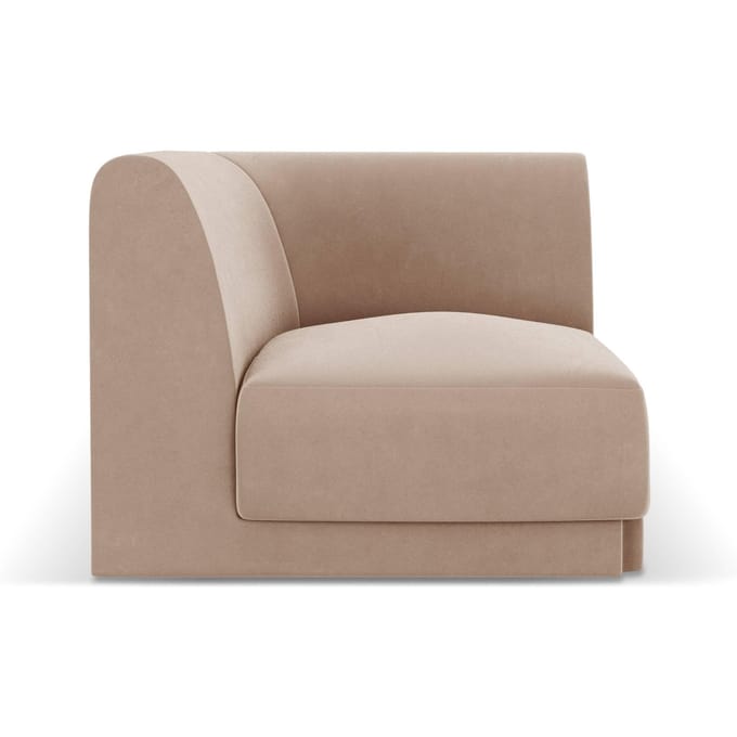 Modulair hoekelement Miley velvet | Micadoni Limited Edition