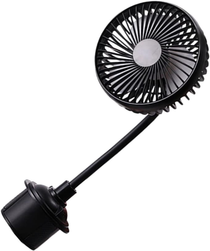 VHV - Autoventilator - USB ventilator voor auto - USB oplaadbaar - voor auto, achterbank, dashboard, camper