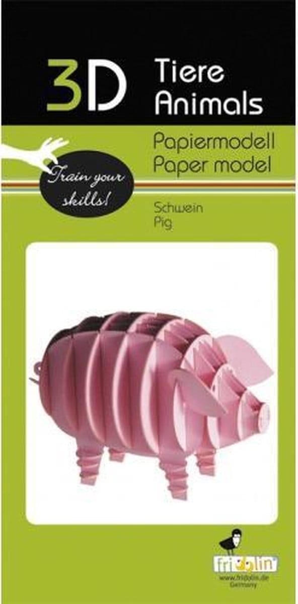 FRIDOLIN 3D papier model - Varken.