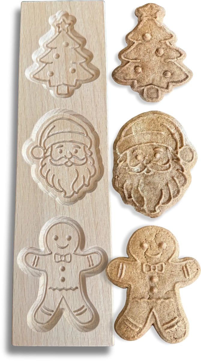 Speculaasplank ‘Kerstfeest’