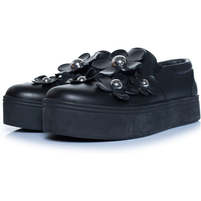 Marc Jacobs, Floral instappers in zwart