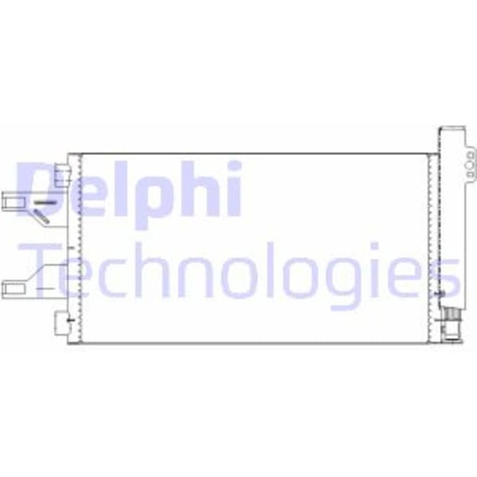 Condensator, airconditioning DELPHI TSP0225676