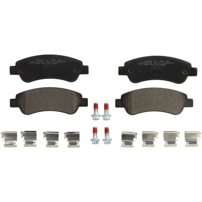Remblokset BRECK 24465 00 703 00, achter