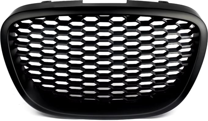 Voorbumper - Voor Seat Leon MK2 1P 2006-2009 - Auto accessoires - Mesh grille - Hittebestendig - Mat Zwart