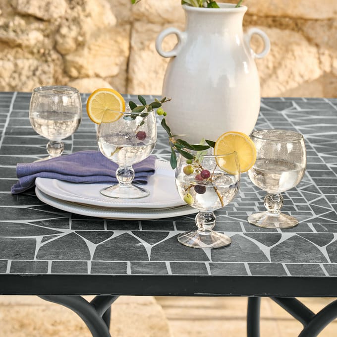 LOBERON Glas set van 4 Vinoros helder