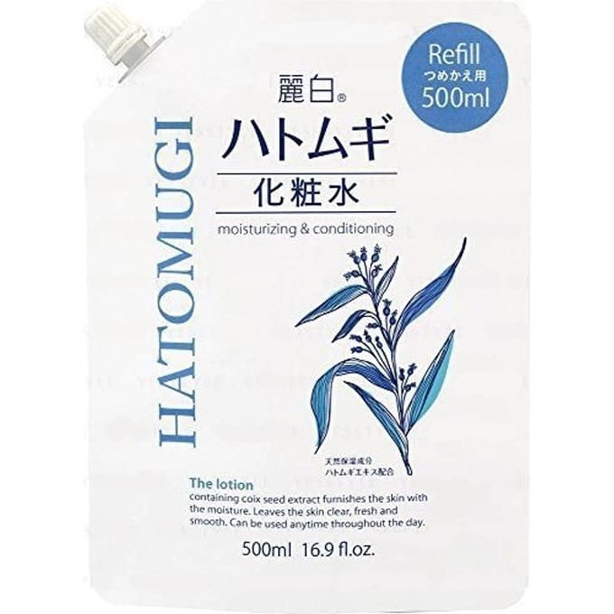 KUMANO COSME - Reihaku Hatomugi Moisturizing & Conditioning The Lotion Refill - 500ML