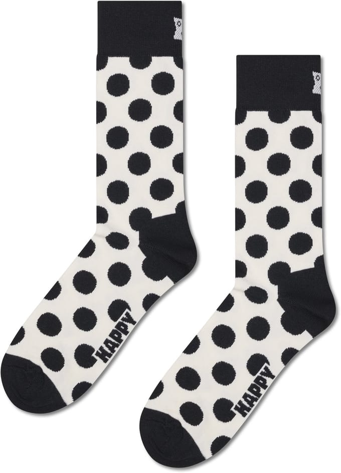 Happy Socks Big Dot Sock - unisex sokken - wit - Unisex - Maat: 41 - 46