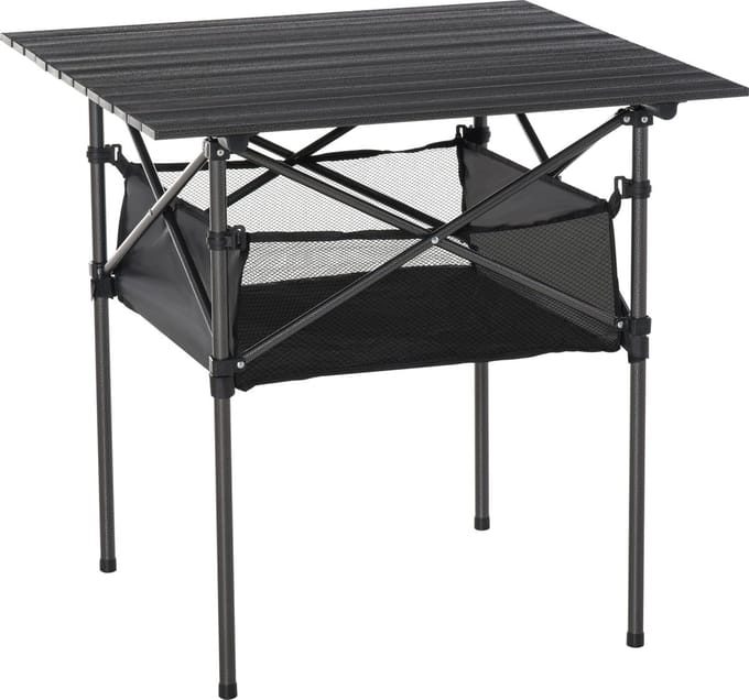 Outsunny - Campingtafel - met Opbergtas - met Nettas - Grijs