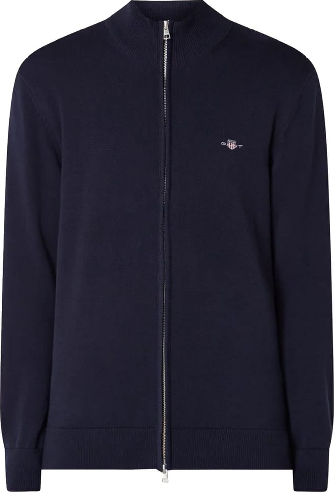 Gant vest donkerblauw
