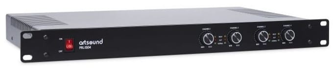 Artsound: PRL-1504 4-kanaals versterker - Zwart