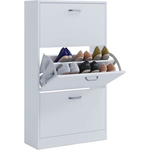 VCM Schoenenkast Sipos (wit, L)
