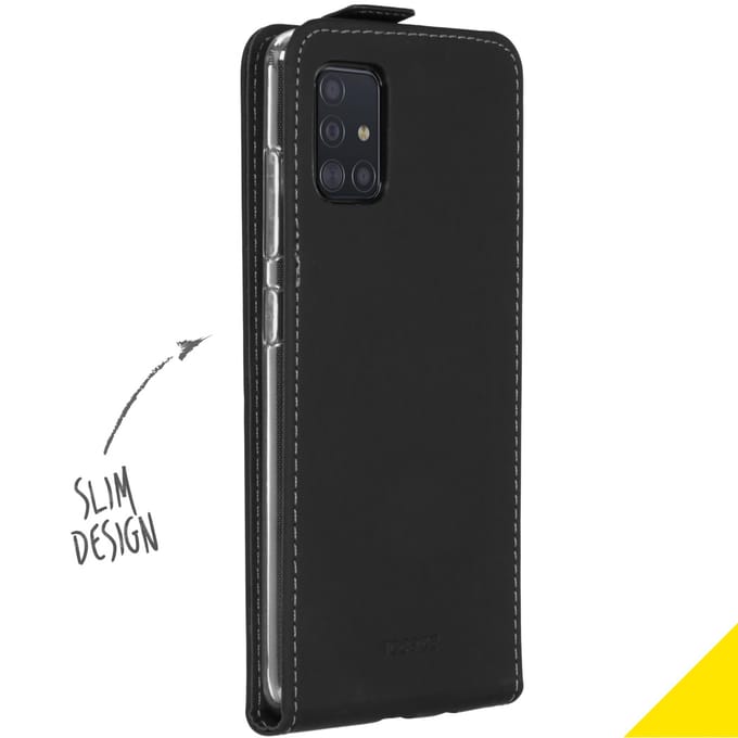 Accezz Hoesje - Geschikt voor Samsung Galaxy A51 - Flipcase - Zwart