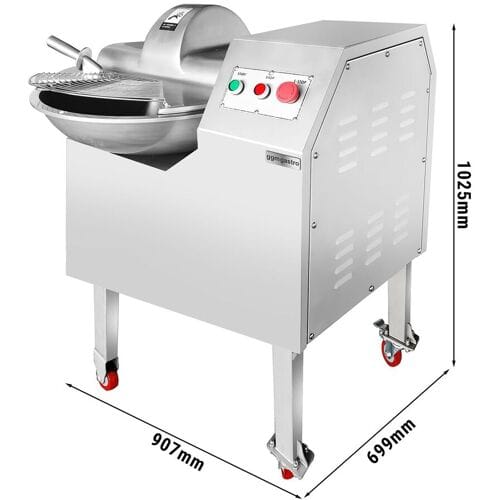 GGM Gastro Horizontaler Cutter - 20 Liter - 1,5 kW - 230 Volt - 1440 U/min - 3 Messer