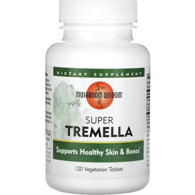 Mushroom Wisdom, Super Tremella, 120 comprimés végétariens