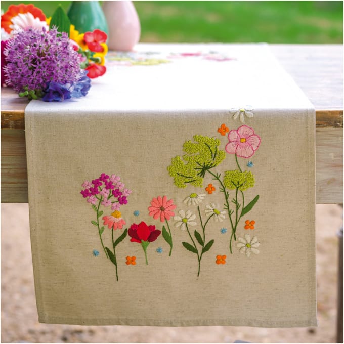 Vervaco - Loper kit Wilde bloemen - PN-0222231