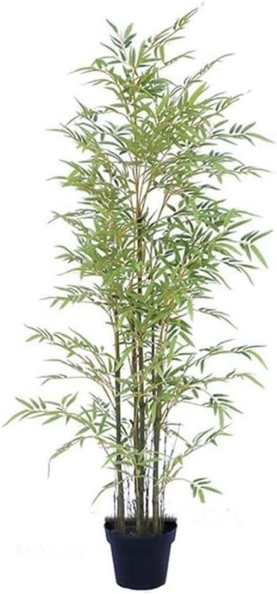 Kunstplant Bamboe - Nep Boom - Woon Decoratie - Verstelbare Takken - 120cm - Groen