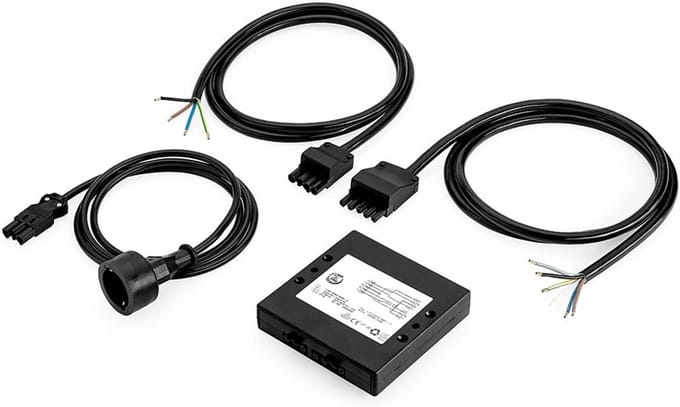 Verdeelkast voor Keukenapparatuur 2m Kabel Zwart