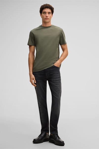 Flex Cross-T-shirt Pepe, olijfgroen