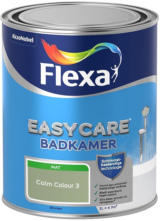 Flexa - Easycare Badkamer - Calm Colour 3 - Mengverf - 1 L