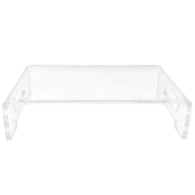 Monitorstandaard Acryl Transparant Duurzaam Multifunctioneel Oogbescherming Bureau Standaard voor School white